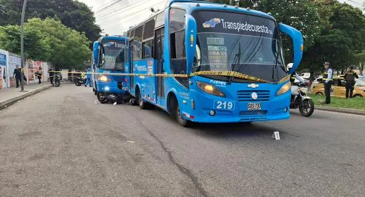 Muere una joven en un accidente de tránsito, choque entre dos buses, en la vía de papi quiero Piña sentido Sur- Norte hacia piedecuesta.