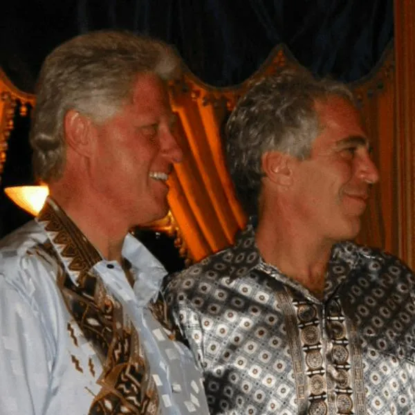 Bill Clinton y Jeffrey Epstein