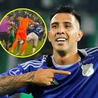 Rodrigo Contreras explica gesto a la tribuna tras gol en Millonarios vs Nacional