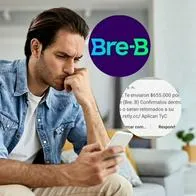 Así es el mensaje con el que estafan en Bogotá: hablan de falsa transacción de 655.000 pesos a través de Bre-B