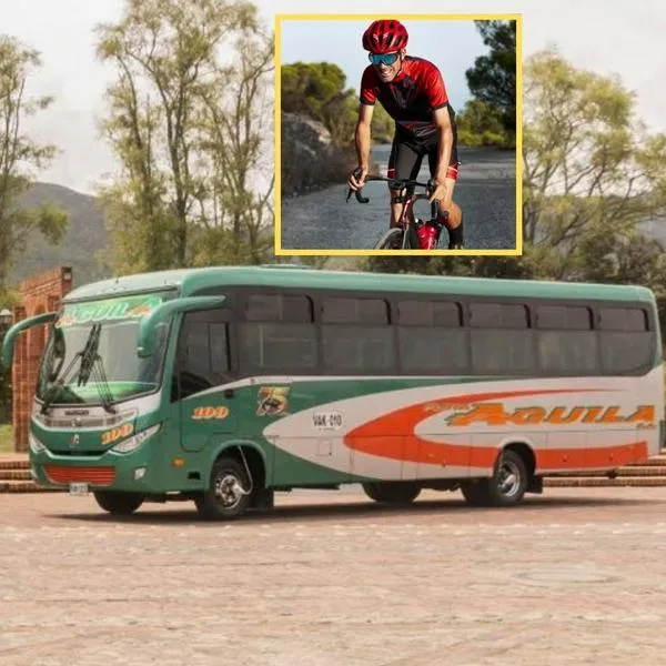 Conductor le tiró bus por encima a un ciclista en Tenjo Cundinamarca