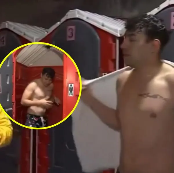 Periodista de Citytv se metió a bañar durante informe de duchas en Bogotá: video