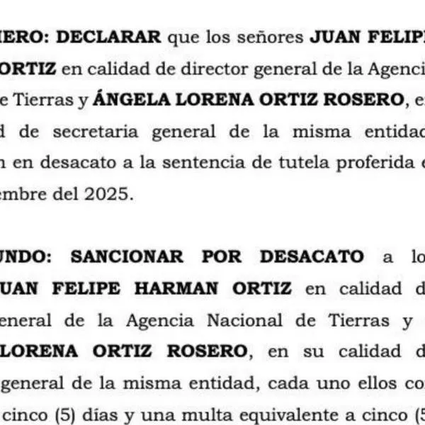 Ordenan arresto de Felipe Harman, director de la ANT, por desacato a una tutela