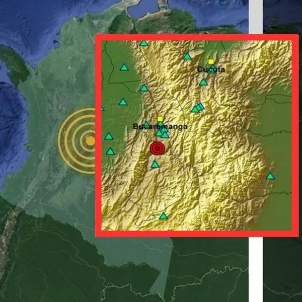 Temblor en Colombia de magnitud en 3.1 en Los Santos (Santander) este 632026 