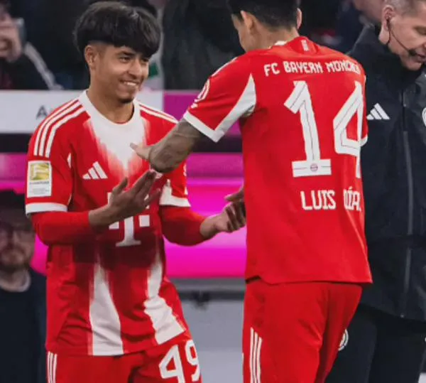 Reemplazó a Luis Díaz en último juego de Bayern Múnich, es brasileño y lo descubrieron en Tailandia