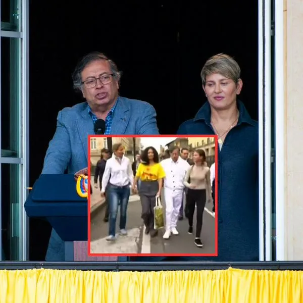 Gustavo Petro y Verónica Alcocer