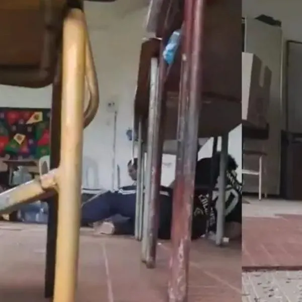 Atacan puesto de votación y jurados no han hecho preconteo de votos; hay personas en el piso