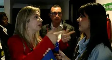 Video: Vicky Dávila responde brava a pregunta sobre derrota ante Paloma Valencia