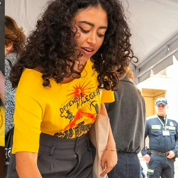 Cuánto cuesta la camiseta que lució Sofía Petro junto a Verónica Alcocer y Petro