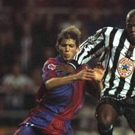 Eddie Howe pone de referencia a Faustino Asprilla para que sus jugadores se inspiren y le ganen a Barcelona 