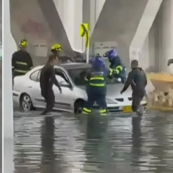 El drama de conductor afectado por inundaciones en el norte de Bogotá: "El agua me llegó al pecho"