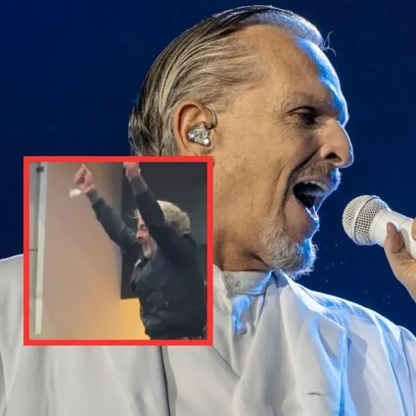 [Video] Juan Daniel Oviedo fue ovacionado en concierto de Miguel Bosé 