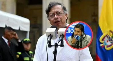Gustavo Petro arremetió contra Néstor Morales por el caso de corrupción en la UNGRD. Vea la dura respuesta del periodista de Blu Radio.