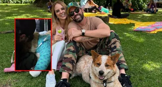 Murió el perro de Lucas Arnau: cantante confirmó la muerte tras accidente, fotos