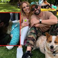 Murió el perro de Lucas Arnau: cantante confirmó la muerte tras accidente, fotos