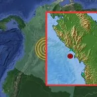 Temblor en Colombia de magnitud 2.7 con epicentro en Océano Pacífico