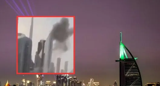 [Video] Reportan ataque de Irán a centro financiero en Dubái