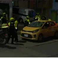 Taxista borracho atropelló a cuatro policías en Ciudad Bolívar (Bogotá) hoy