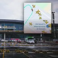 Video de helicóptero en aeropuerto El Dorado; pasó cerca de aviones