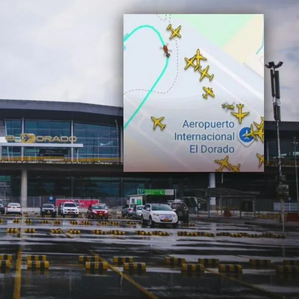 Video de helicóptero en aeropuerto El Dorado; pasó cerca de aviones