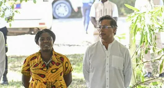 Reapareció Francia Márquez, pero con faceta muy diferente a la de Petro