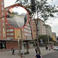 En esta esquina cerca de la Terminal Salitre (Bogotá) asesinaron a un hombre, en medio de un sicariato