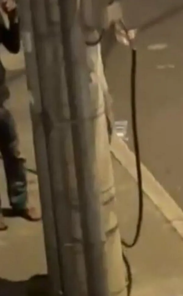 En video: ladrones roban cables en Normandía y amenazan con cuchillos a vecinos
