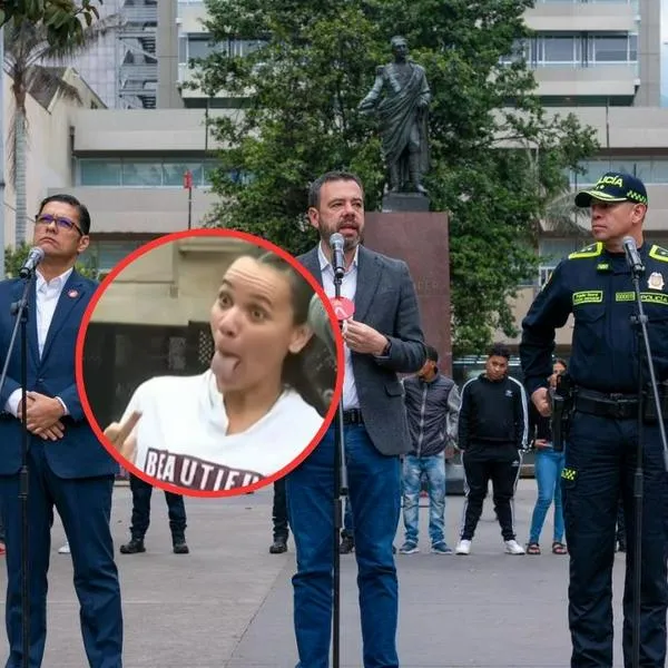 Indignación en Bogotá por gestos de capturados mientras alcalde daba declaración