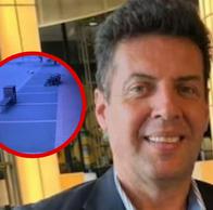 Cámaras de seguridad captaron el momento en el que Néstor Acosta, trabajador del Acueducto, fue interceptado por ladrones en Ciudad Salitre (Bogotá).