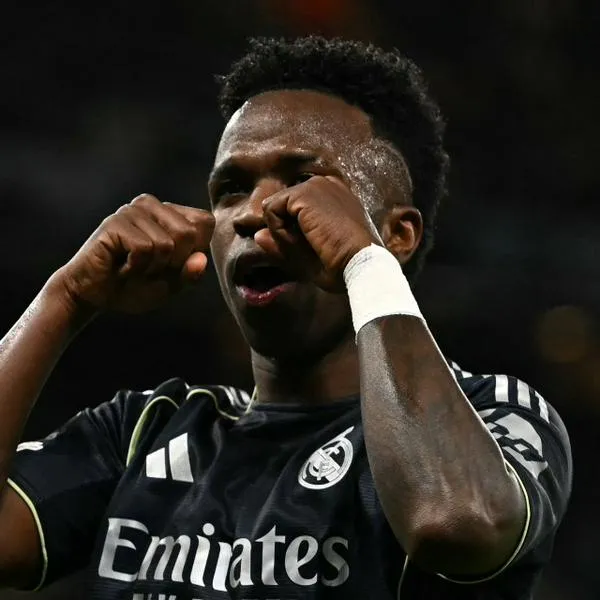 Vinicius Jr. en el triunfo de Real Madrid contra Manchester City