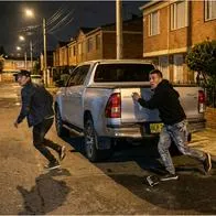 Robos Bogotá hoy: ladrones iban a robar camioneta y escoltas de UNP dispararon