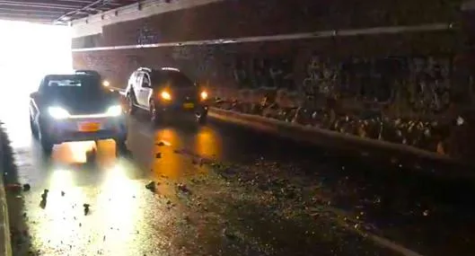 Trancones en Bogotá hoy 18 de marzo: ordenan el cierre del deprimido de la calle 72 en Bogotá por caída de material y hay caos en la movilidad.