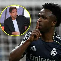 Mariano Closs criticó a Vinicius Jr. por festejos ante Manchester City: video
