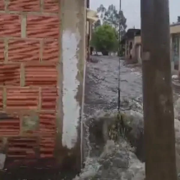 Así se vieron las inundaciones en Facatativá por aguaceros de este miércoles 18 de marzo de 2025