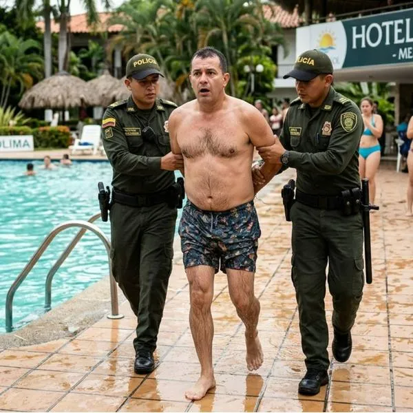 Capturaron a delincuente tras salir de piscina en Melgar (Tolima): tenía delitos
