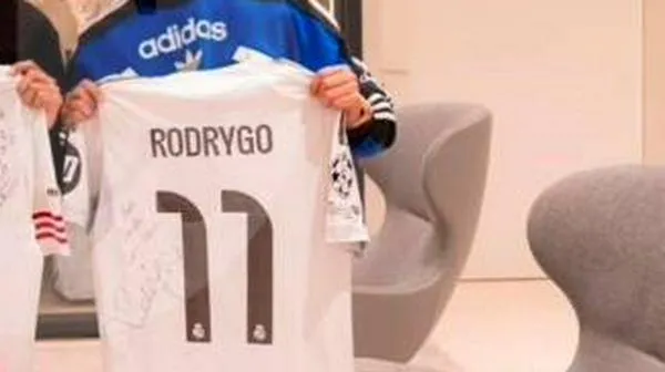 Intercambio virtual de estrellas: Juanfer Quintero y Rodrygo protagonizaron un momento único