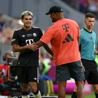 Luis Díaz y Vincent Kompany