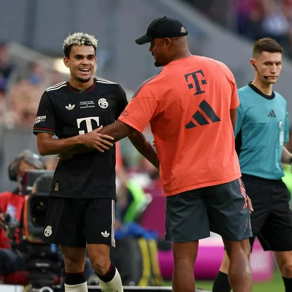 Luis Díaz y Vincent Kompany