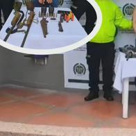 Allanada casa en La Tebaida donde mujer guardaba armas, municiones y material de intendencia