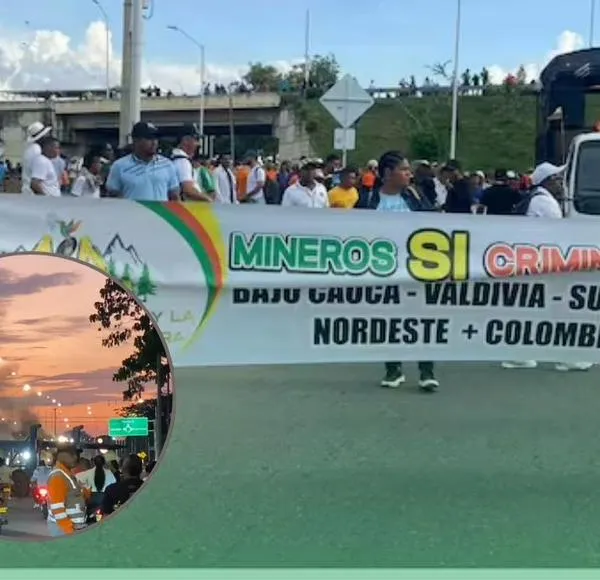Gobierno y mineros logran acuerdos parciales en el Bajo Cauca, pero el paro continúa