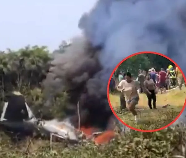Caída del avión Hércules de las FAC en Putumayo hoy: videos de cómo reaccionó