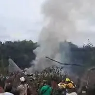 Accidente de avión militar en Putumayo y dicen que se escuchan explosiones
