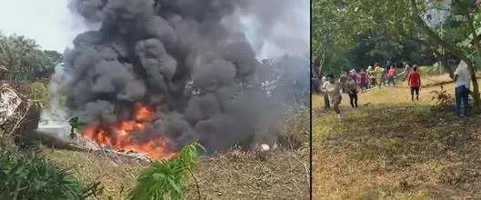 Se accidentó avión del Ejército que transportaba más de 100 soldados