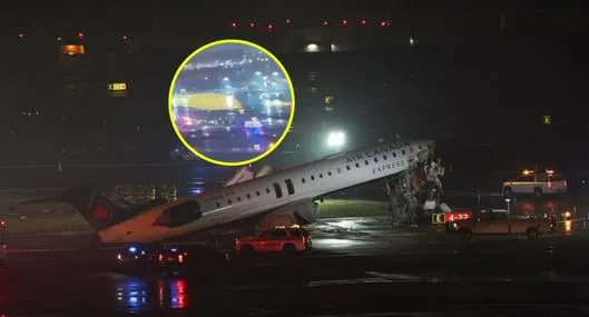 Video del accidente de avión de Air Canada en aeropuerto de Nueva York: qué pasó