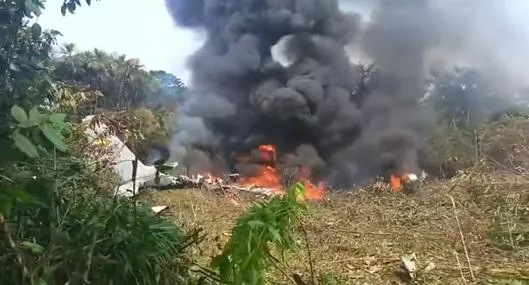Militares se lanzaron del avión siniestrado en Putumayo: detalles del accidente