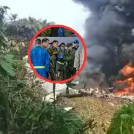 Natalia Micanquer, esposa del soldado Jhony Ortiz, relata el milagroso testimonio de su esposo tras el accidente aéreo en Puerto Leguízamo. 