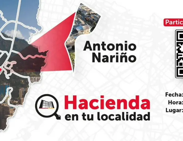 Participa en 'Hacienda En Tu Barrio' y resuelve trámites de impuestos y más este miércoles 25 de marzo en Antonio Nariño 