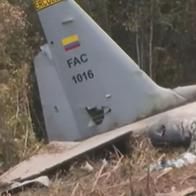 Así quedó el lugar del accidente del avión Hércules en Putumayo luego de la tragedia