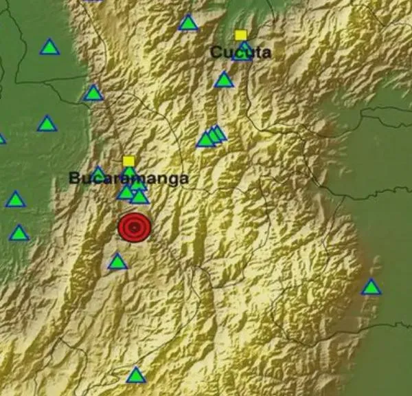 Temblor de magnitud 3.2 sacude a Santander este 25 de marzo de 2026: epicentro y profundidad
