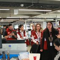 Visita de Mintrabajo a Caracol Televisión 